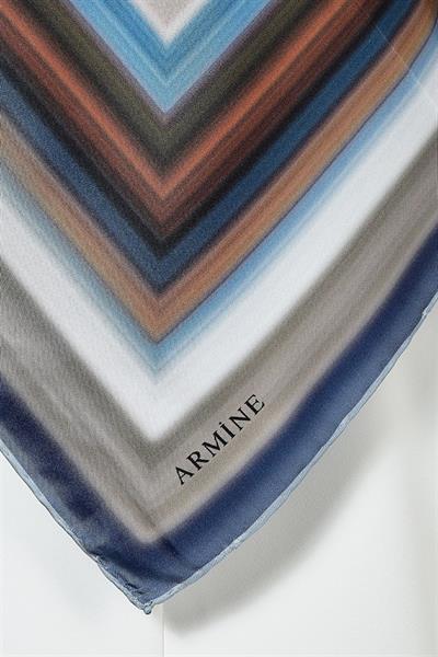 Armine Özel Nostalji Serisi Twill İpek Eşarp Modelleri 8237D-31