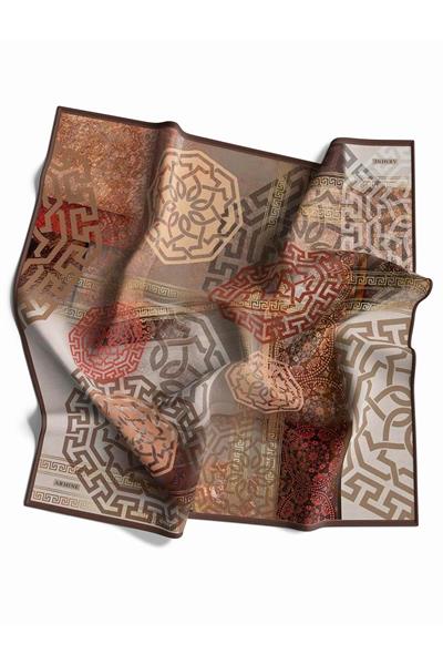 Armine Özel Nostalji Serisi Twill İpek Eşarp Modelleri 8245D-01