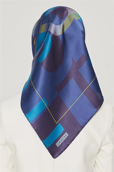 Armine Nostalji Serisi Twill İpek Eşarp 8526D-09