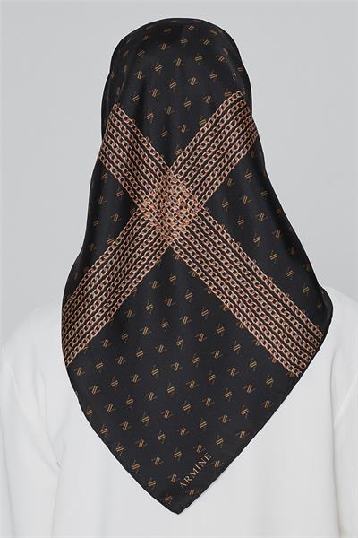 Armine Nostalji Serisi Twill İpek Eşarp 8113D-06