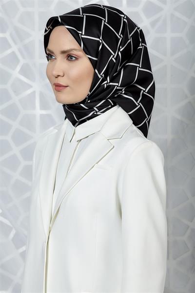 Armine Özel Nostalji Serisi Twill İpek Eşarp Modelleri 8246D-05