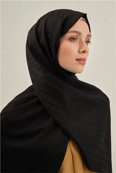 Armine Pamuk  Floş Çapraz Desen Şal 2 01