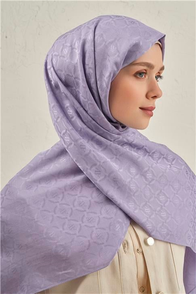 Armine Pamuk  Floş Monogram Zincir Şal 1 44