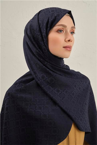 Armine Pamuk  Floş Monogram Zincir Şal 1 02