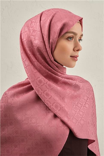 Armine Pamuk  Floş Monogram Zincir Şal 1 37