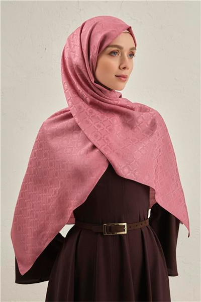 Armine Pamuk  Floş Monogram Zincir Şal 1 37
