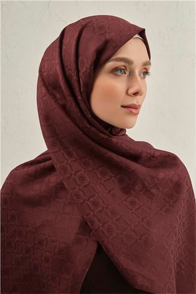 Armine Pamuk  Floş Monogram Zincir Şal 1 32