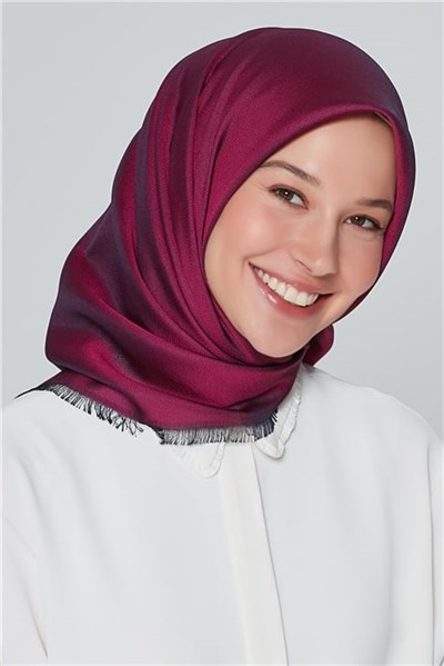 Armine Polyester Eşarp 00Oaat44 Laci Fuşya