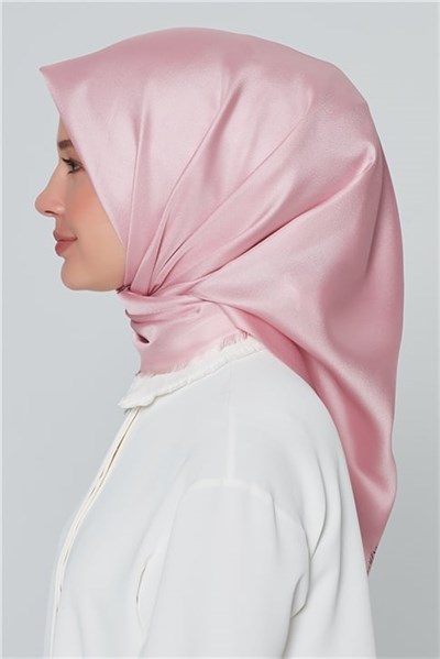 Armine Polyester Eşarp 00Oaat44 Pudra Pembe