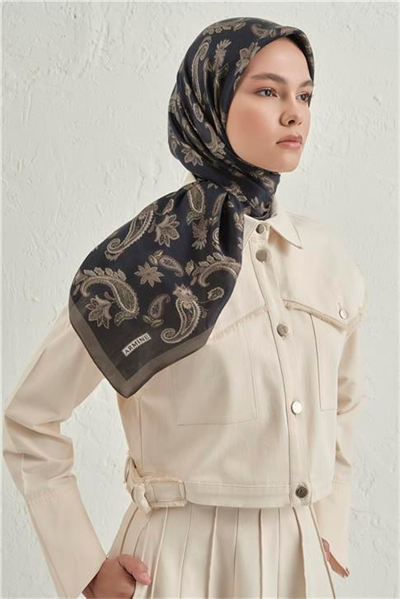Armine Premium Pure Etnik Desen Eşarp 3 05