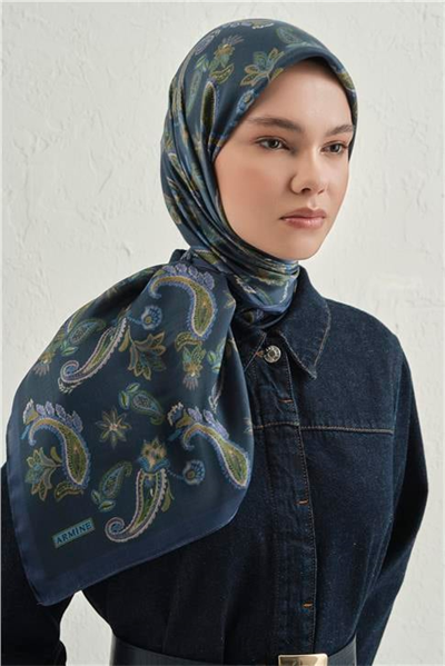 Armine Premium Pure Etnik Desen Eşarp 3 20
