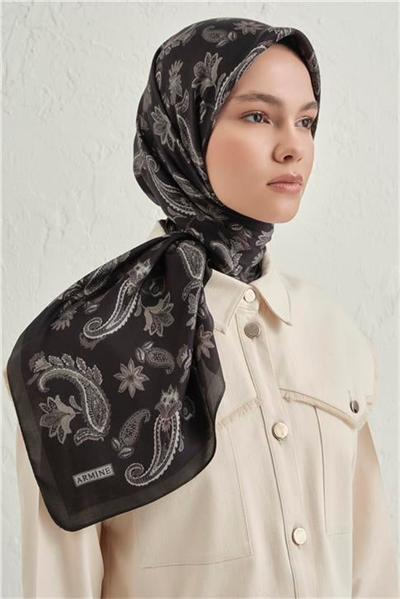 Armine Premium Pure Etnik Desen Eşarp 3 24