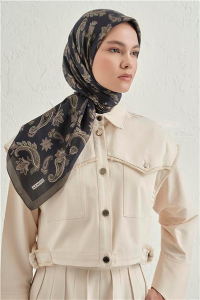 Armine Premium Pure Etnik Desen Eşarp 3 05