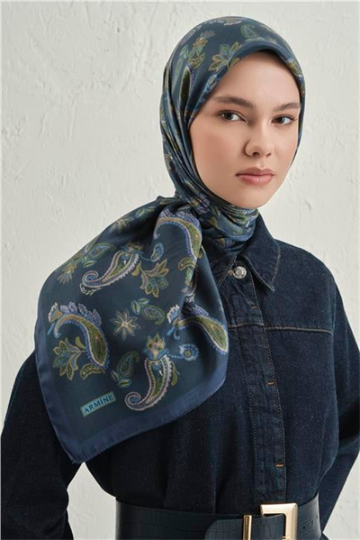 Armine Premium Pure Etnik Desen Eşarp 3 20