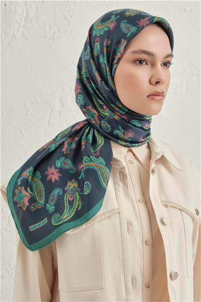Armine Premium Pure Etnik Desen Eşarp 3 23