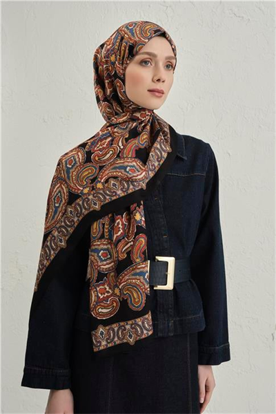 Armine Premium Pure Etnik Desen Şal 1 18