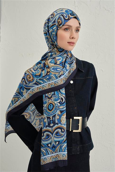 Armine Premium Pure Etnik Desen Şal 2 04