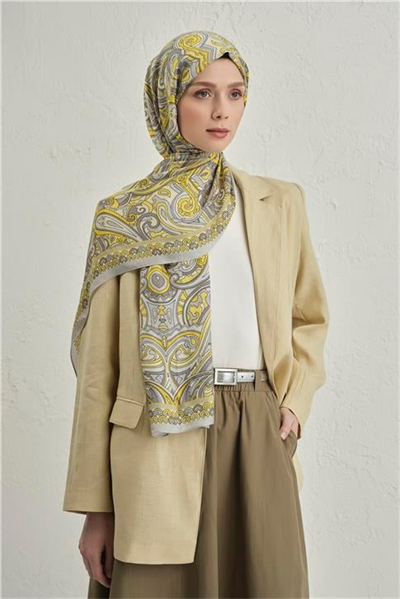 Armine Premium Pure Etnik Desen Şal 2 11 A