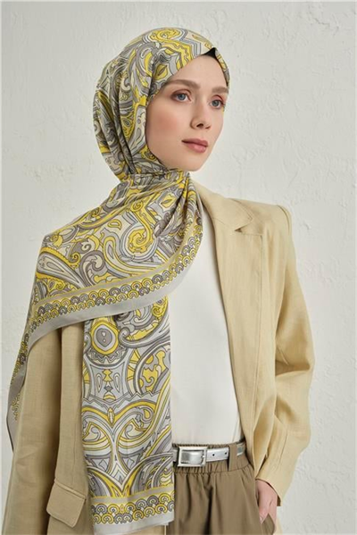 Armine Premium Pure Etnik Desen Şal 2 11 A