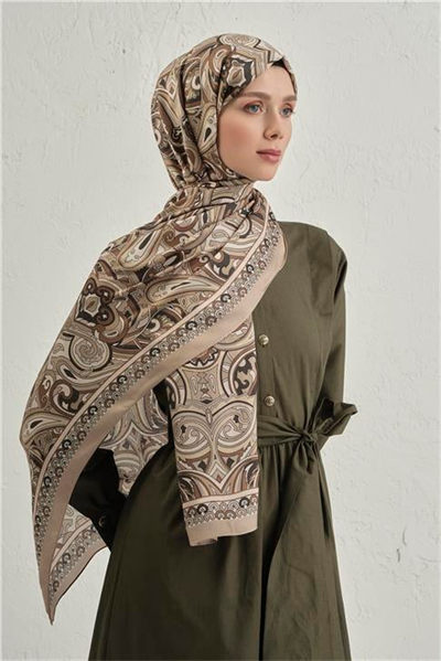 Armine Premium Pure Etnik Desen Şal 2 18 A