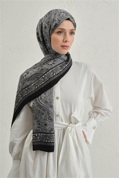 Armine Premium Pure Etnik Desen Şal 3 10