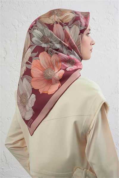 Armine Saf İpek Sura Eşarp 9403D 02