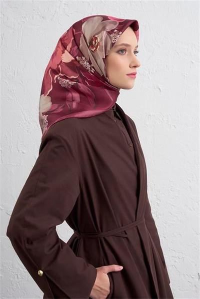 Armine Saf İpek Sura Eşarp 9414D 2