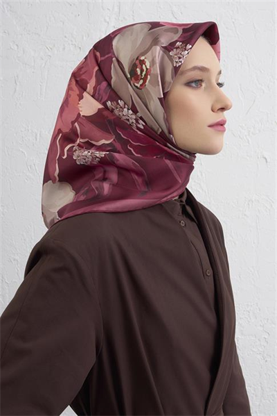Armine Saf İpek Sura Eşarp 9414D 2