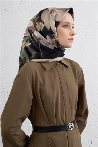 Armine Saf İpek Sura Eşarp 9414D 5