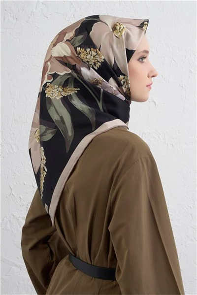 Armine Saf İpek Sura Eşarp 9414D 5