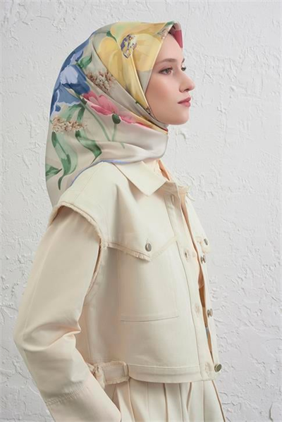 Armine Saf İpek Sura Eşarp 9414D 85