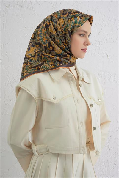 Armine Saf İpek Sura Eşarp 9416D 04