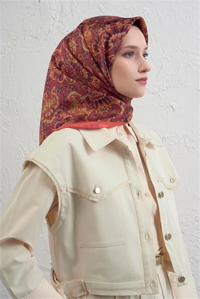 Armine Saf İpek Sura Eşarp 9416D 55