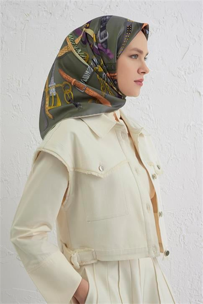 Armine Saf İpek Sura Eşarp 9422D 84