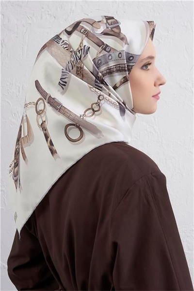 Armine Saf İpek Sura Eşarp 9422D 86