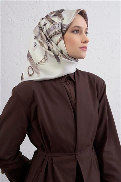 Armine Saf İpek Sura Eşarp 9422D 86