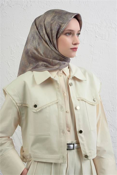 Armine Saf İpek Sura Eşarp 9433D 81