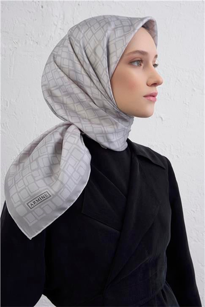 Armine Saf İpek Sura Eşarp 9438D 58