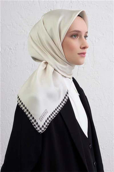 Armine Saf İpek Sura Eşarp 9443D 02