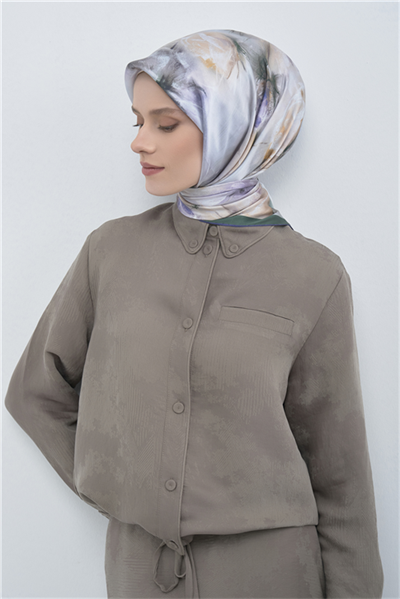 Armine Saf İpek Sura Eşarp 9515D 01