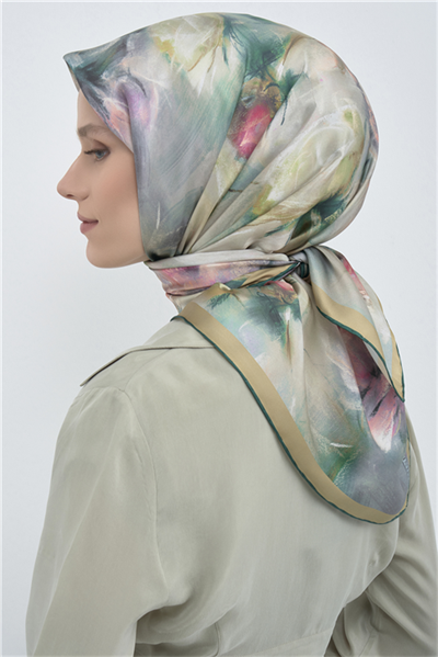Armine Saf İpek Sura Eşarp 9515D 02