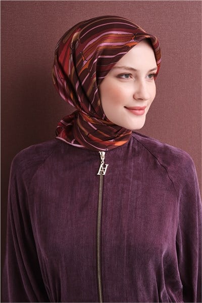 Armine Saf İpek Sura Eşarp 9616D 02