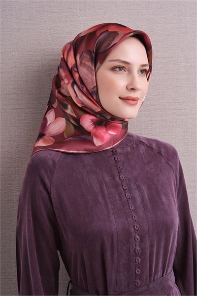 Armine Saf İpek Sura Eşarp 9632D 01