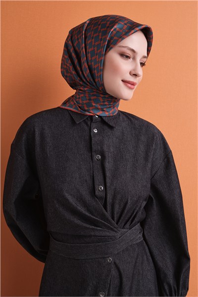 Armine Saf İpek Sura Eşarp 9636D 03