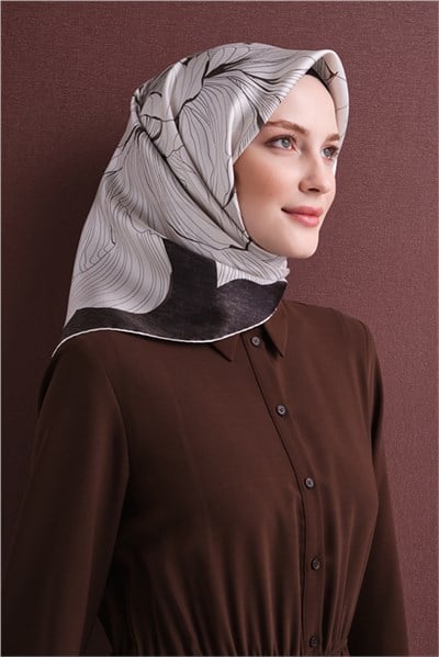 Armine Saf İpek Sura Eşarp 9639D 01