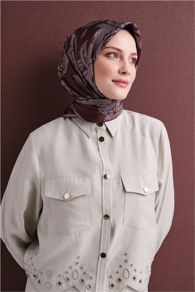 Armine Saf İpek Sura Eşarp 9645D 52