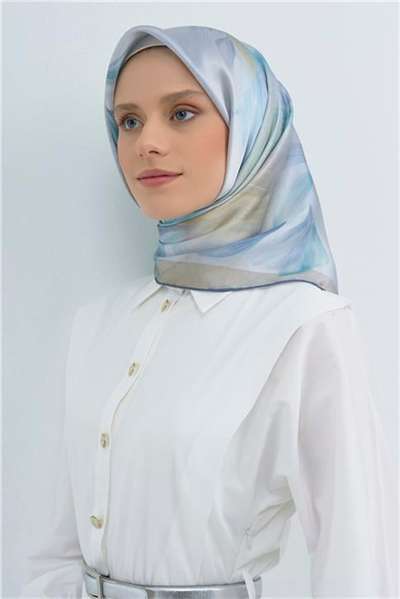 Armine Saf İpek Twill Eşarp 9519D 03