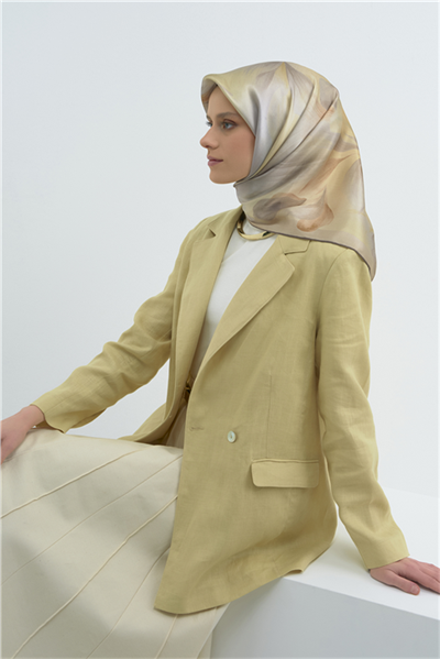 Armine Saf İpek Twill Eşarp 9519D 05