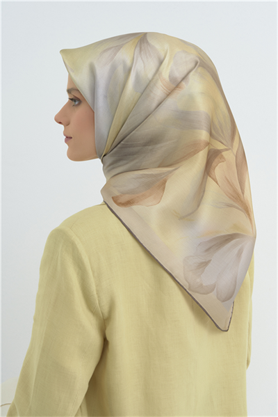 Armine Saf İpek Twill Eşarp 9519D 05