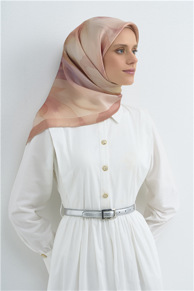 Armine Saf İpek Twill Eşarp 9519D 32